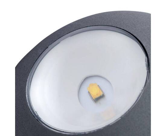 Уличный настенный светодиодный светильник Arte Lamp CONRAD A1544AL-4GY, изображение 3