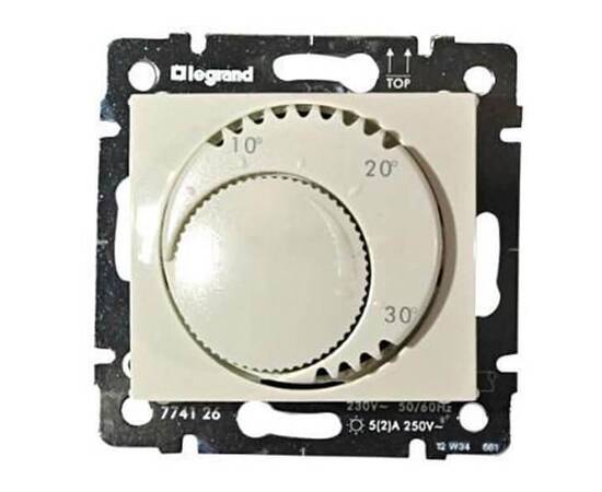 Термостат систем отопления Legrand Valena слоновая кость 774126