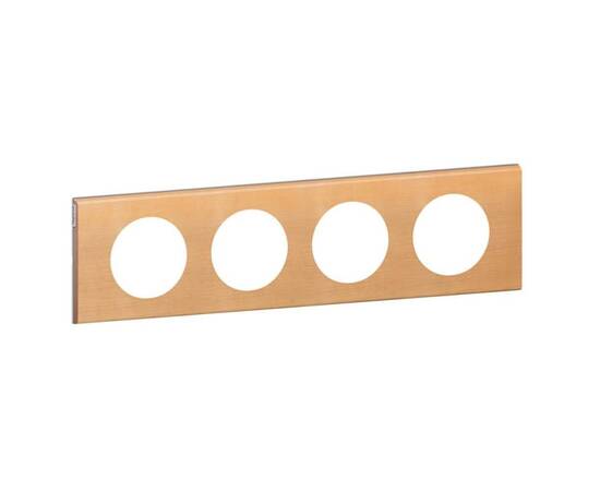 Рамка 4-постовая Legrand Celiane клен 069214