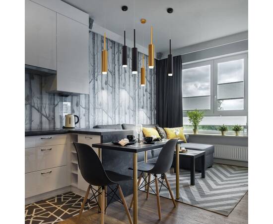 Подвесной светодиодный светильник Eurosvet Dante 50203/1 черный, изображение 2