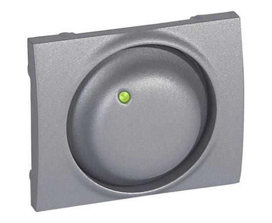 Лицевая панель Legrand Galea Life потенциометра с подсветкой алюминий 771168