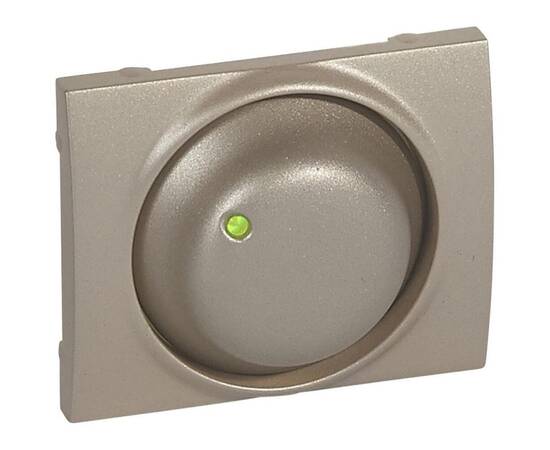 Лицевая панель Legrand Galea Life потенциометра с подсветкой титановая 771169