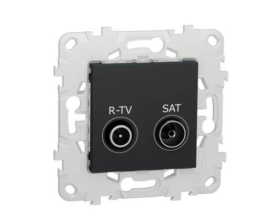 Розетка R-TV/SAT проходная Schneider Electric Unica New NU545654