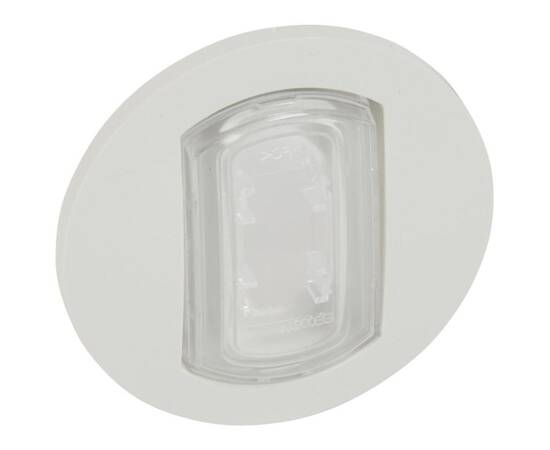 Лицевая панель Legrand Celiane переключателя с этикеткой белая 067805