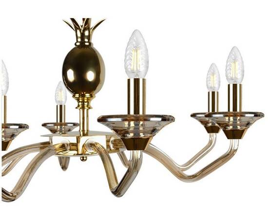 Подвесная люстра iLamp Flo YT2049-8 GD+COG, изображение 2