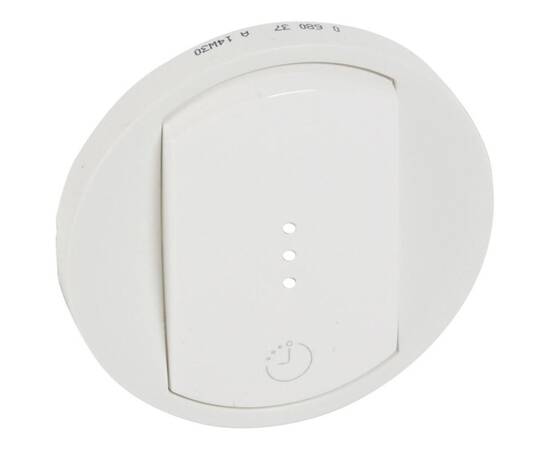 Лицевая панель Legrand Celiane выключателя одноклавишного с выдержкой времени белая 068037