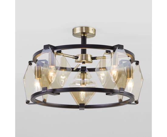 Потолочная люстра Eurosvet Aragon 60116/5 черный