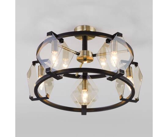 Потолочная люстра Eurosvet Aragon 60116/5 черный, изображение 3