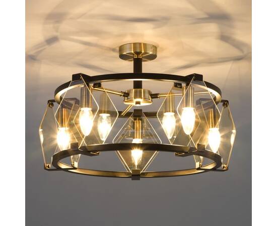 Потолочная люстра Eurosvet Aragon 60116/5 черный, изображение 4