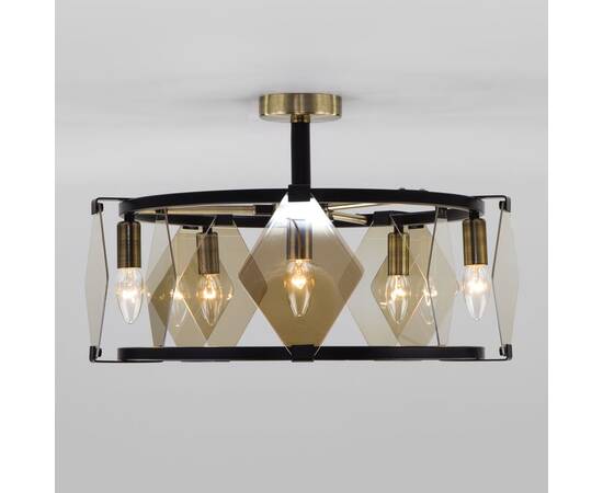 Потолочная люстра Eurosvet Aragon 60116/5 черный, изображение 5