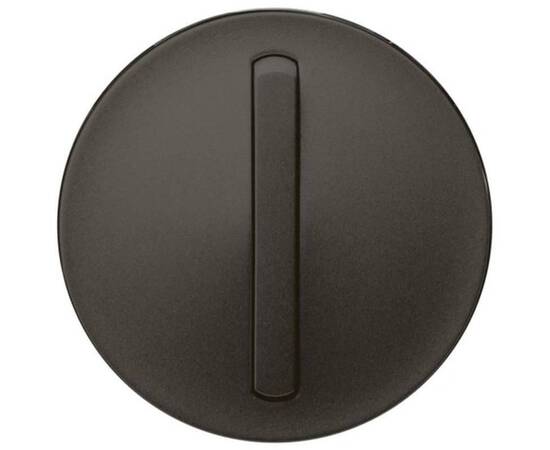Лицевая панель Legrand Celiane выключателя одноклавишного с контурной подсветкой графит 065203