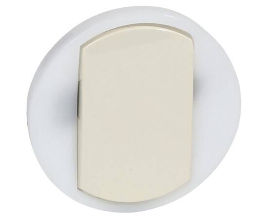 Лицевая панель Legrand Celiane выключателя одноклавишного с контурной подсветкой слоновая кость 0678