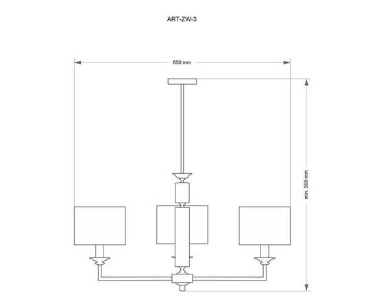 Подвесная люстра Kutek Mood Artu ART-ZW-2 (N), изображение 2