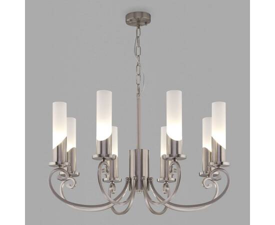 Подвесная люстра Eurosvet 60117/8 никель Smart a050019