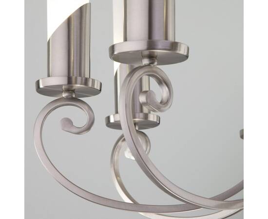 Подвесная люстра Eurosvet 60117/8 никель Smart a050019, изображение 2