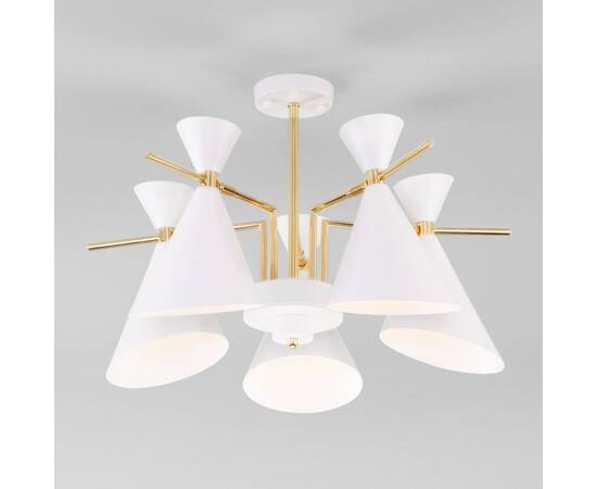 Люстра на штанге Eurosvet 70114/5 белый Smart a047641, изображение 2