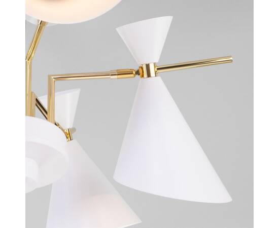 Люстра на штанге Eurosvet 70114/5 белый Smart a047641, изображение 4