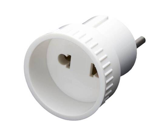 Адаптер сетевой Stekker б/з 10A 250V белый Feron ADP100520 39005