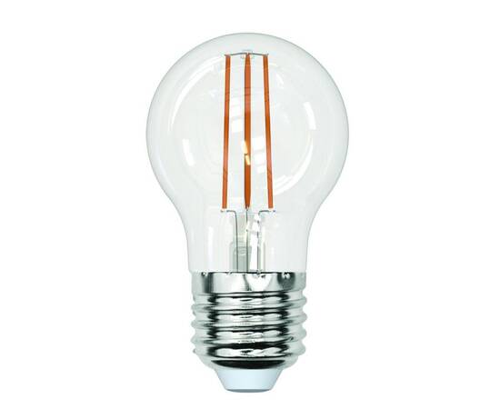 Лампа светодиодная филаментная (UL-00005908) Uniel E27 13W 4000K прозрачная LED-G45-13W/4000K/E27/CL