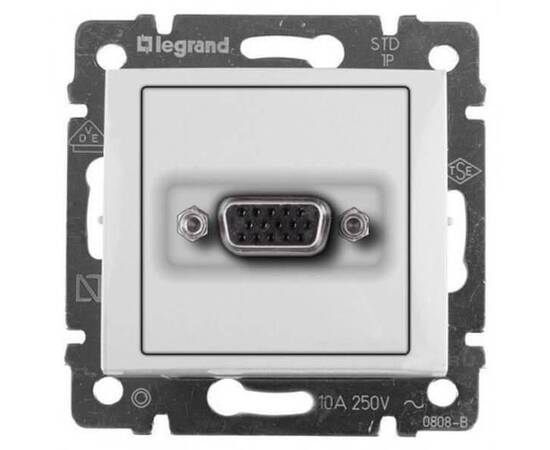 Розетка HD15 Legrand Valena белая 770083