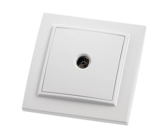 Розетка телевизионная Feron Stekker Эрна белый PST00900801 39048