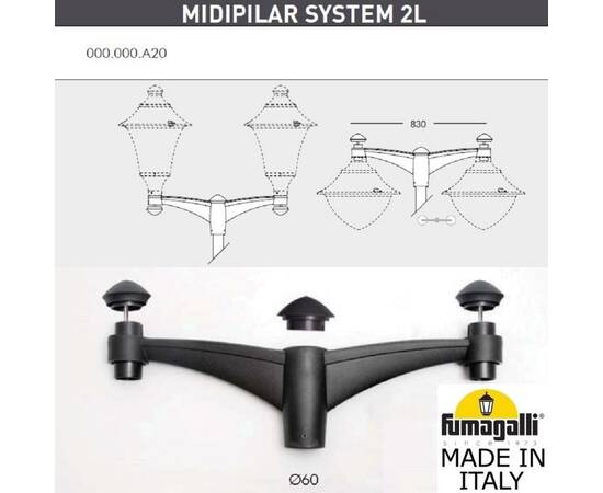 Садовый светильник Fumagalli G41.372.A20.AYE27DN, изображение 4
