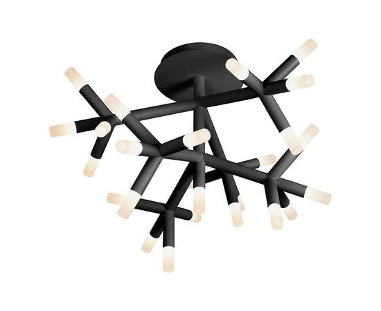 Потолочная светодиодная люстра iLedex Savage FS-017-X25 BK, изображение 2