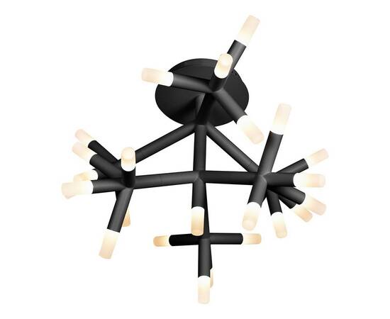 Потолочная светодиодная люстра iLedex Savage FS-017-X25 BK, изображение 3