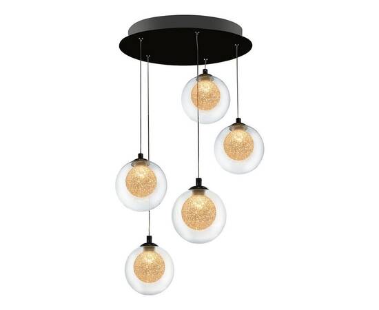 Подвесная светодиодная люстра iLedex Oblivion C4457-5R CR, изображение 2