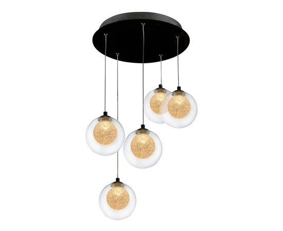 Подвесная светодиодная люстра iLedex Oblivion C4457-5R CR, изображение 3