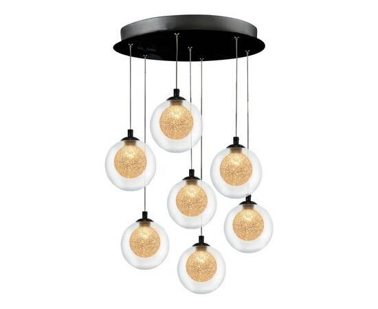 Подвесная светодиодная люстра iLedex Oblivion C4457-7R CR, изображение 2