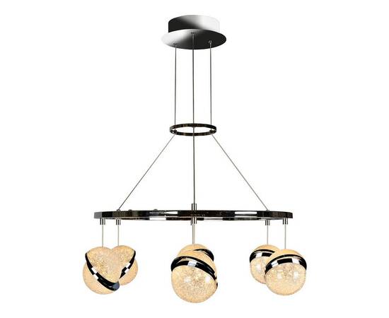 Подвесная светодиодная люстра iLedex CRystal Ball C4474-6 CR, изображение 3