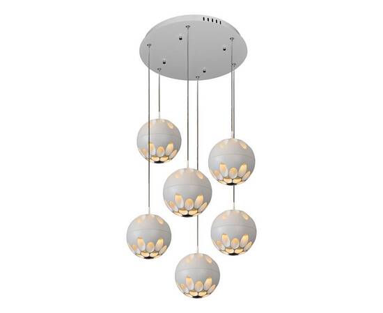 Подвесная светодиодная люстра iLedex Mob P1009-6 WH