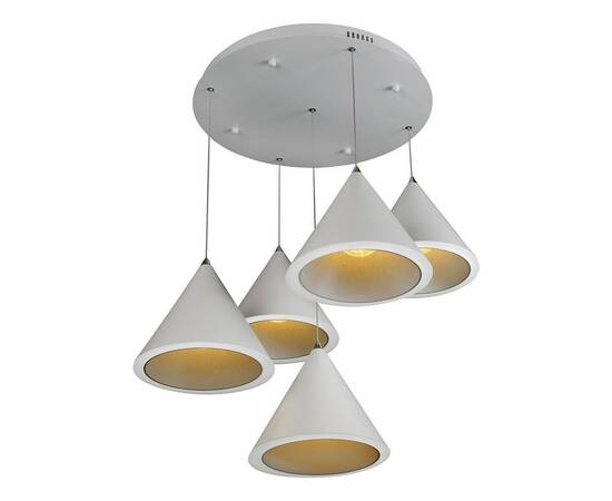 Подвесная светодиодная люстра iLedex WL8858-5 WH, изображение 3