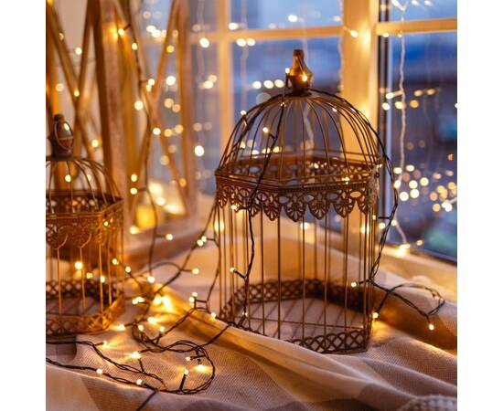 Светодиодная нить Eurosvet 400-001 теплый белый 5м IP20