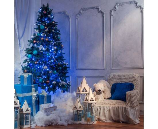 Светодиодная нить Eurosvet 400-002 голубой 10м IP20