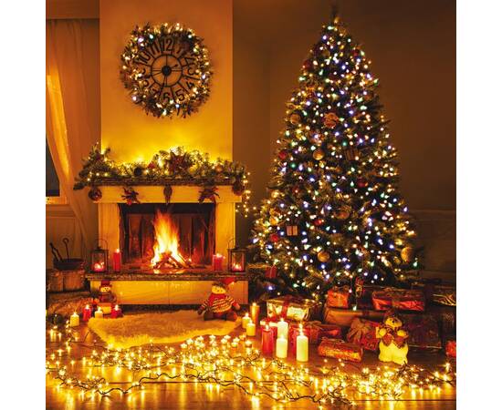 Светодиодная нить Eurosvet 400-002 мульти 10м IP20