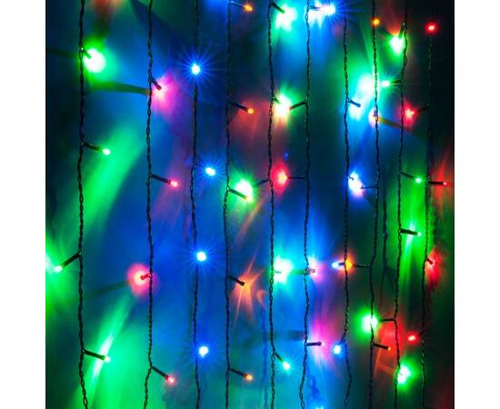 Светодиодный занавес Eurosvet 200-003 мульти 0,45*1,5м IP20, изображение 7