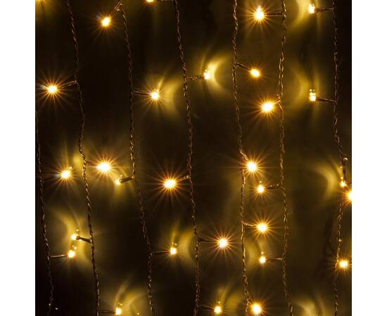 Светодиодный занавес Eurosvet 200-003 теплый белый 0,45*1,5м IP20, изображение 4