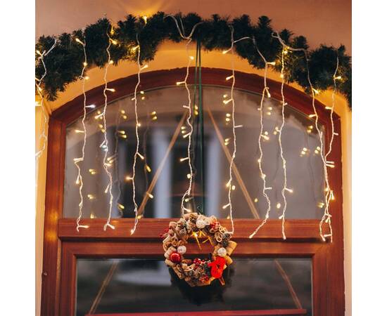 Светодиодный занавес Eurosvet 200-001 белый 1,5*1м IP20