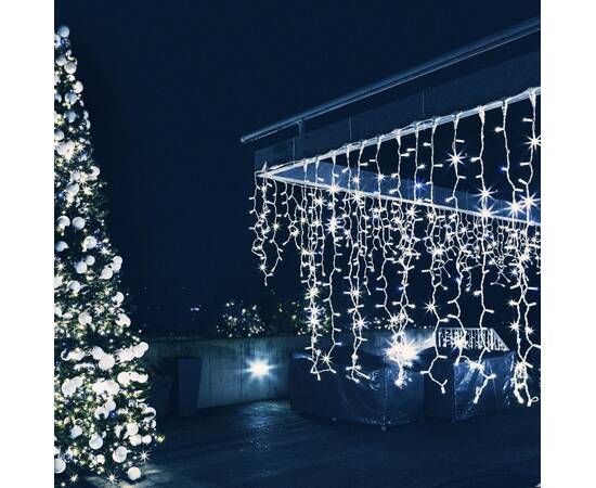 Светодиодный занавес Eurosvet 200-101 белый 2*3м IP65, изображение 5