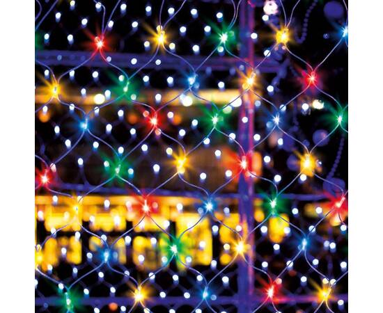 Светодиодная сеть Eurosvet 300-001 мульти 1,5*1,5м IP20, изображение 2