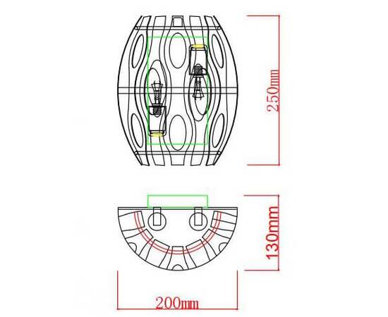 Настенный светильник Rivoli Meike 4080-402 Б0047925, изображение 6