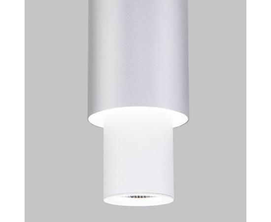 Подвесной светильник Eurosvet Bento 50204/1 LED белый/матовое серебро, изображение 3