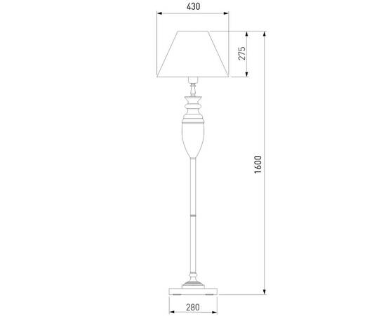 Торшер Eurosvet Majorka 009/1T GR (зеленый), изображение 6