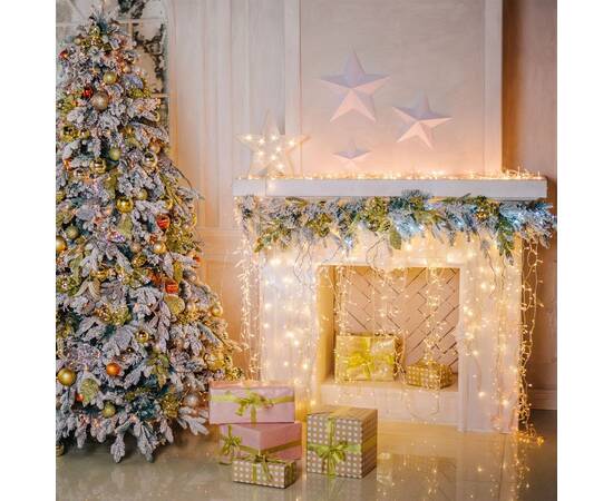 Светодиодная бахрома Eurosvet 100-001 белый 1,8*0,5м IP20