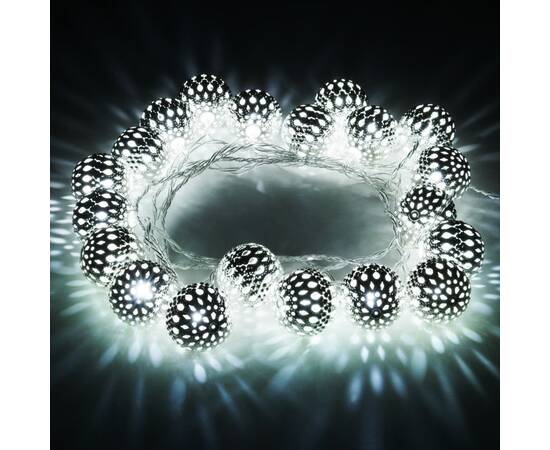 Светодиодная нить Eurosvet 400-003 хром/белый с эффектом мерцания 2,8м IP20