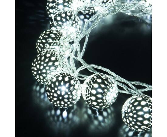 Светодиодная нить Eurosvet 400-003 хром/белый с эффектом мерцания 2,8м IP20, изображение 4