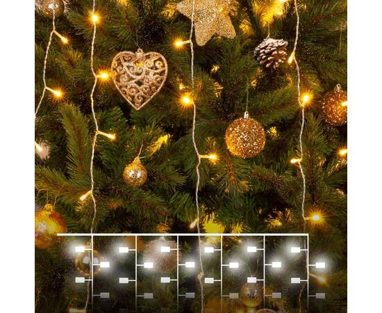 Гирлянда занавес Eurosvet 200-002 теплый белый 2*3м IP20