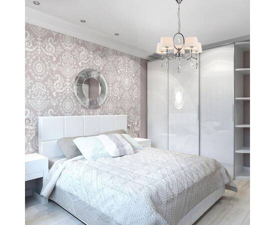 Подвесная люстра Eurosvet Madera 10127/5 хром/прозрачный хрусталь Strotskis Smart (10093/5), изображение 5